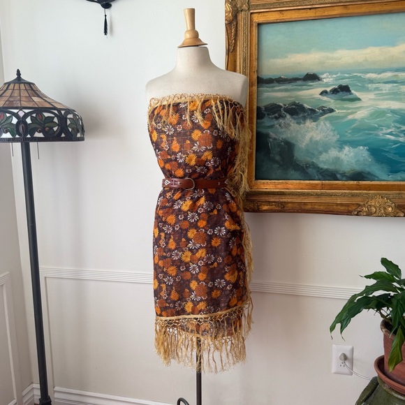 The Hippie Shake - Floral Fringe Scarf - Picture 8 of 8